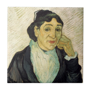 L'Arlesienne (Madame Ginoux) von Vincent van Gogh Fliese
