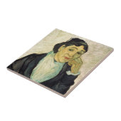 L'Arlesienne (Madame Ginoux) von Vincent van Gogh Fliese (Seite)