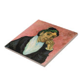 L'Arlesienne (Madame Ginoux) von Vincent van Gogh Fliese (Seite)