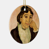 L'Arlesienne (Madame Ginoux) von Vincent van Gogh Keramik Ornament (Rechts)