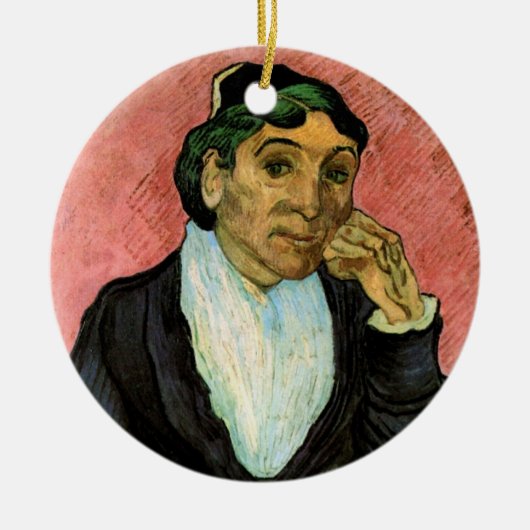 L'Arlesienne (Madame Ginoux) von Vincent van Gogh Keramikornament (Vorne)