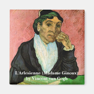 L'Arlesienne (Madame Ginoux) von Vincent van Gogh Magnet