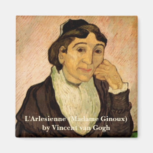 L'Arlesienne (Madame Ginoux) von Vincent van Gogh Magnet