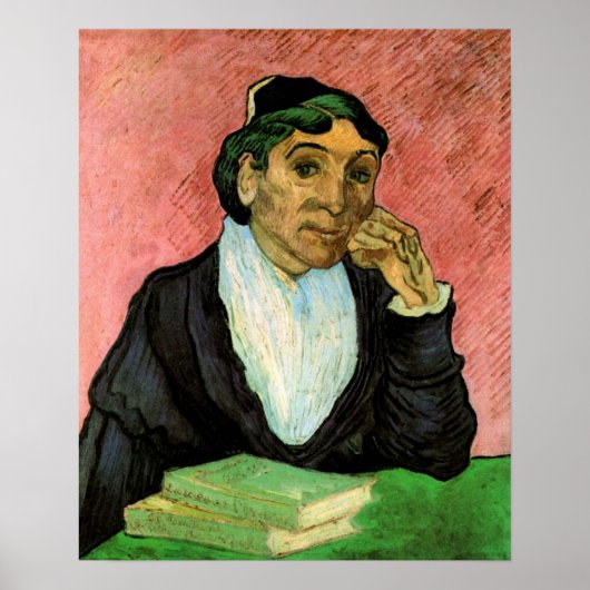 L'Arlesienne (Madame Ginoux) von Vincent van Gogh Poster (Vorne)