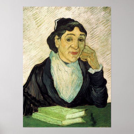 L'Arlesienne (Madame Ginoux) von Vincent van Gogh Poster (Vorne)