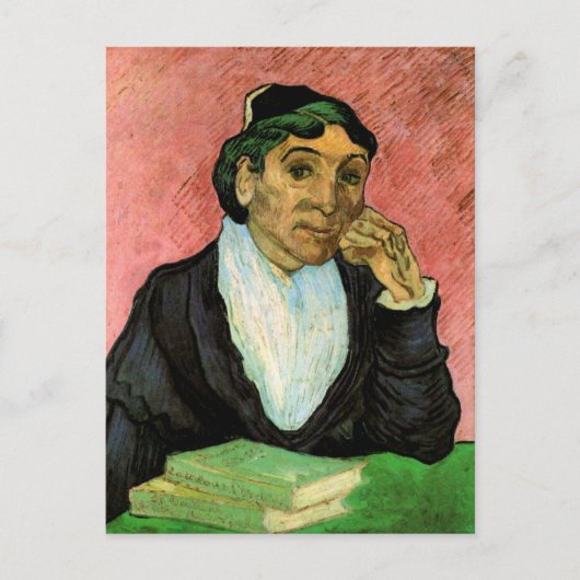 L'Arlesienne (Madame Ginoux) von Vincent van Gogh Postkarte (Vorderseite)