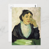 L'Arlesienne (Madame Ginoux) von Vincent van Gogh Postkarte (Vorne/Hinten)