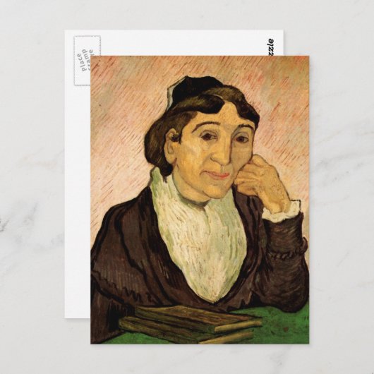 L'Arlesienne (Madame Ginoux) von Vincent van Gogh Postkarte (Vorne/Hinten)