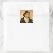 L'Arlesienne (Madame Ginoux) von Vincent van Gogh Quadratischer Aufkleber (Tasche)