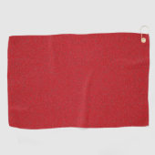 Lärm-Effekt Tomato Red Golf Handtuch - Anpassbar (Horizontal)