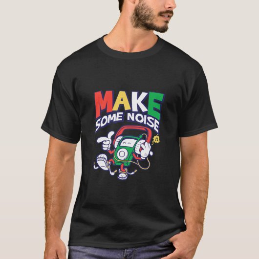 Lärm machen T-Shirt für Kinder (Vorderseite)