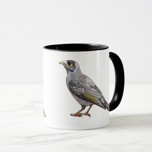 Lärm-Miner-Tasse Tasse (VorderseiteRechts)