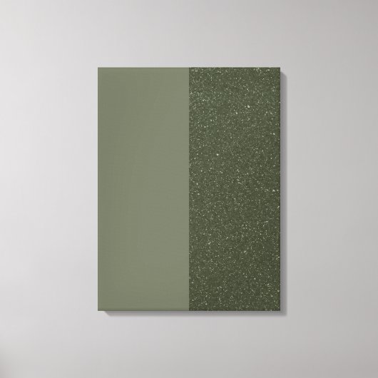 Lärm & Moss Grüne Leinwand Print (Custom) (Vorderseite)
