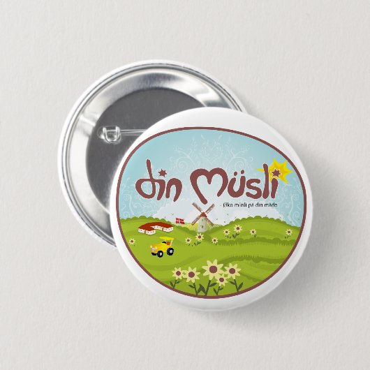 Lärm Musli Mechandise Button (Vorne & Hinten)