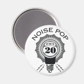 Lärm-Pop 20 Magnet (Vorderseite/Rückseite)