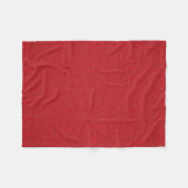 Lärm-Textur Tomato Red Fleece Blanket (Custom) (Vorderseite (Horizontal))