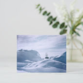 Lärmbelästigung der Antarktis durch das Schiff Postkarte (Stehend Vorderseite)