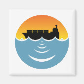 Lärmbelastung der Meere Magnet (Vorne)