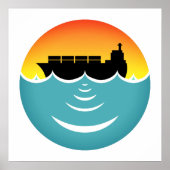 Lärmbelastung der Meere Poster (Vorne)