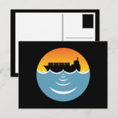 Lärmbelastung der Meere Postkarte (Vorne/Hinten)