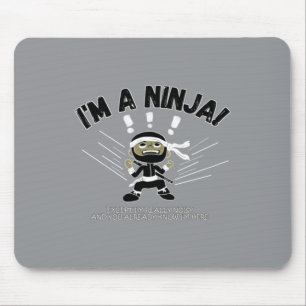 Lärmende Ninja-Kinder Mousepad