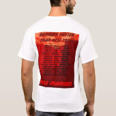 Lärmmarines - korrekte Daten T-Shirt (Rückseite)