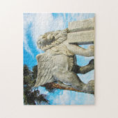 Larnaca-Löwe geflügelte Löwenstatue. Puzzle (Vertikal)