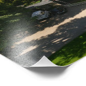 Larnach Castle, Dunedin, Neuseeland - Luft Fotodruck (Ecke)