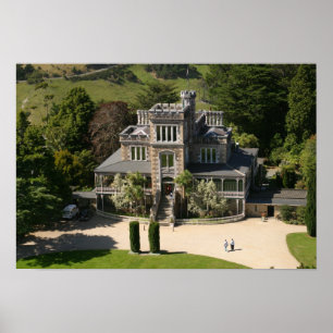 Larnach Castle, Dunedin, Neuseeland - Luft Poster