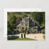 Larnach Castle, Dunedin, Neuseeland - Luft Postkarte (Vorne/Hinten)