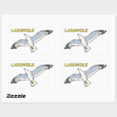 Larophil Rechteckiger Aufkleber (Blatt)