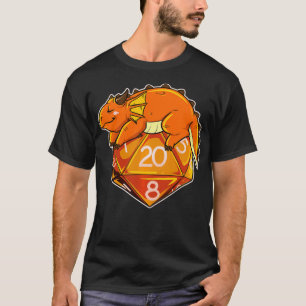 Larp Fettdrache Dungeons W20 Rollen Rollenspiel Ga T-Shirt