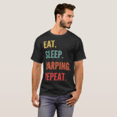 Larping  Eat Sleep Larping Repeat T-Shirt (Vorne ganz)