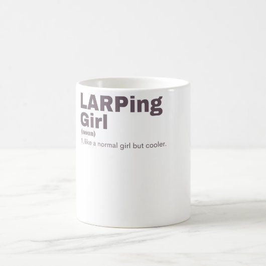 LARPing Girl - LARPing Kaffeetasse (Mittel)