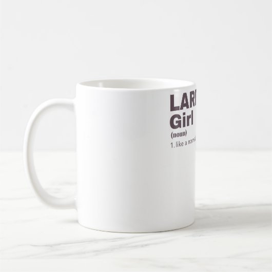 LARPing Girl - LARPing Kaffeetasse (Links)