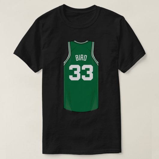 Larry Bird Jersey Cap T-Shirt (Design vorne)