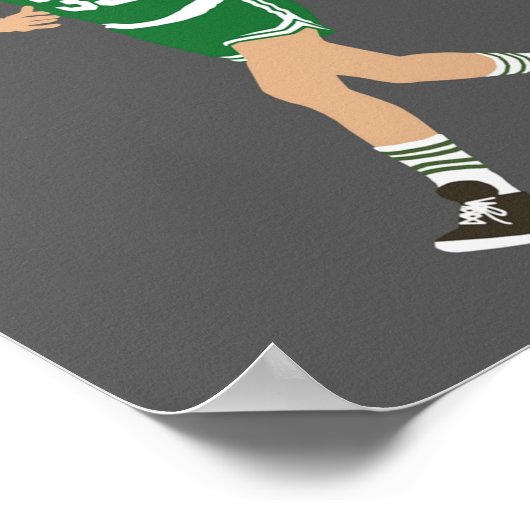 Larry Bird Poster (Ecke)