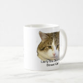 Larry das Downing Street-Katzen-Gesicht - Kaffeetasse (VorderseiteRechts)