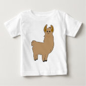 Larry das Lama Baby T-shirt (Vorderseite)