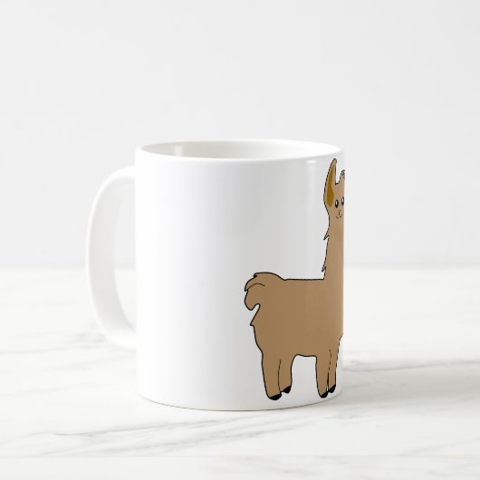 Larry das Lama Kaffeetasse (Vorderseite Links)