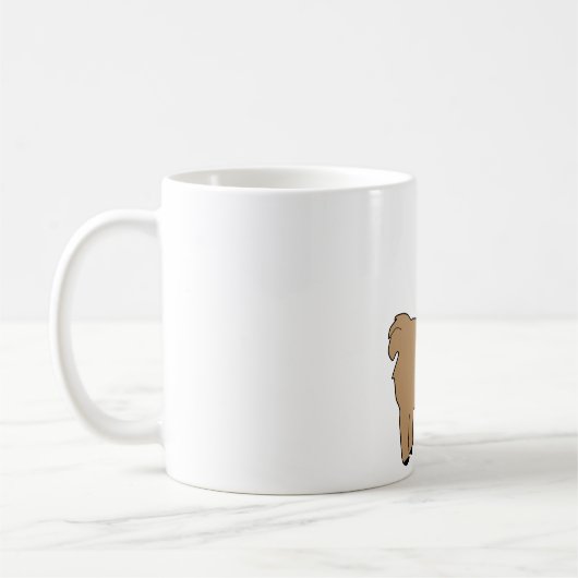 Larry das Lama Kaffeetasse (Links)