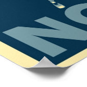 Larry David NOPE Poster (Ecke)