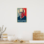 Larry David NOPE Poster (Küche)