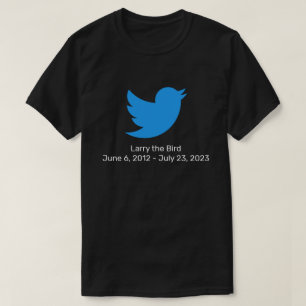 Larry der Vogel Twitter Ruhestand T-Shirt