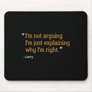 Larry Geschenk Zitat Lustiger Geburtstag Personali Mousepad