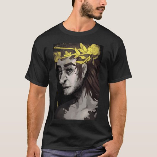 Larry Johnson Porträt T-Shirt (Vorderseite)