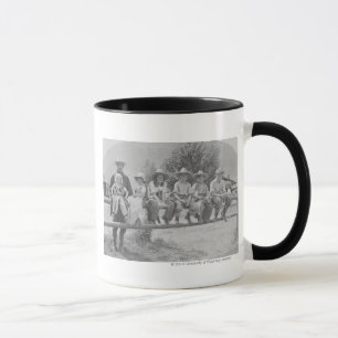 Larry Larom mit sechs Kindern Tasse