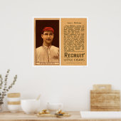 Larry McLean Reds Baseball 1912 Poster (Küche)