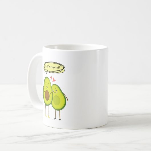 Larry Stylinson Avocado Graphic Kaffeetasse (Vorderseite Links)