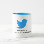 Larry the Bird Twitter-Pensionierung Tasse (Zentrum)